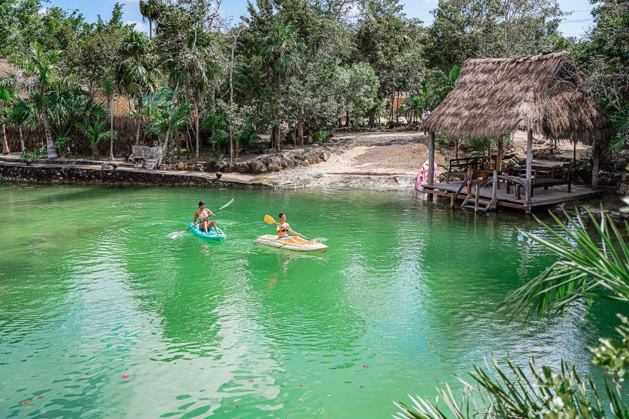 Zamna Eco-Lodge Tulum Bagian luar foto